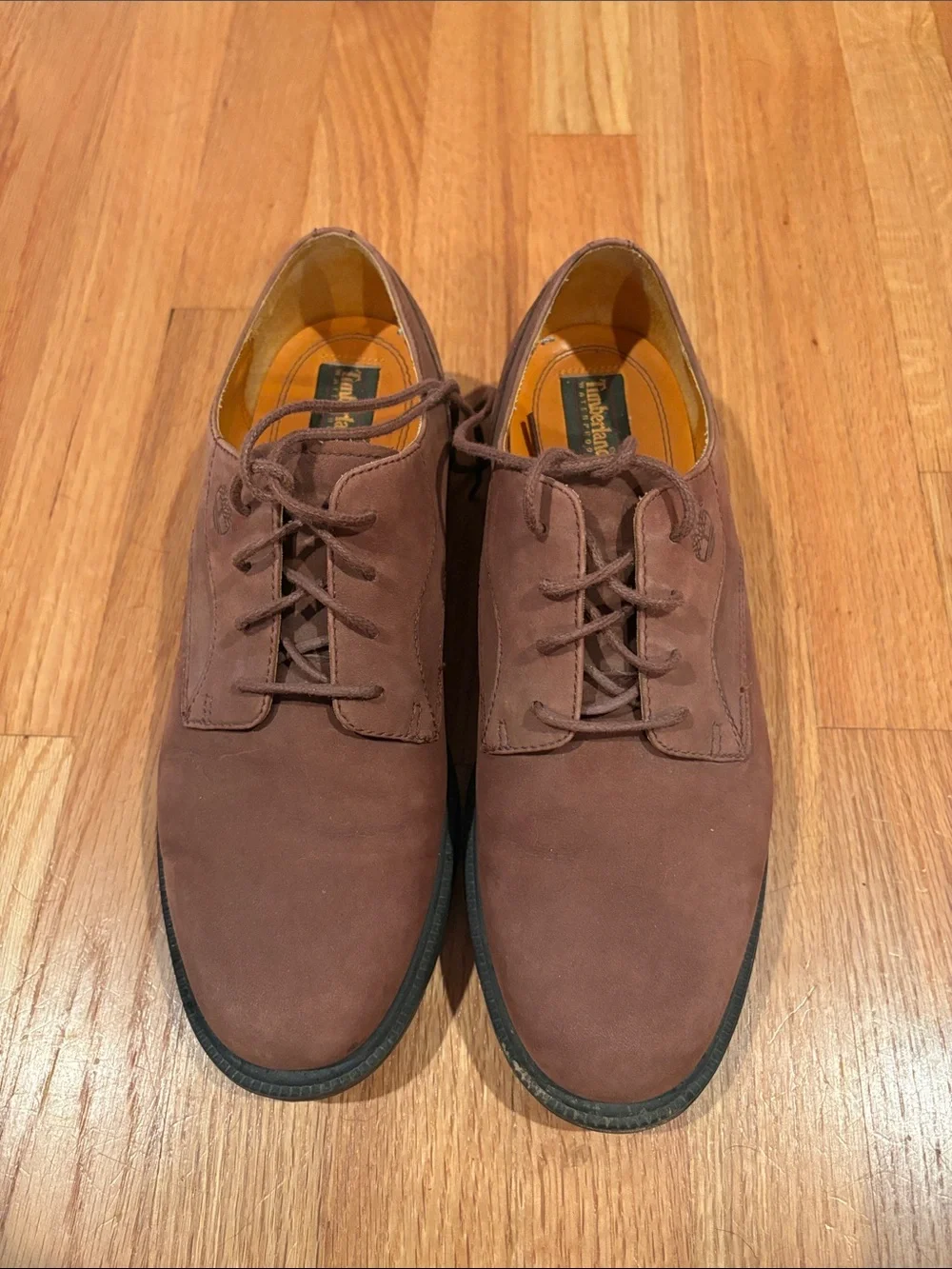 Timberland Men's Chestnut Suede Derby Oxfords